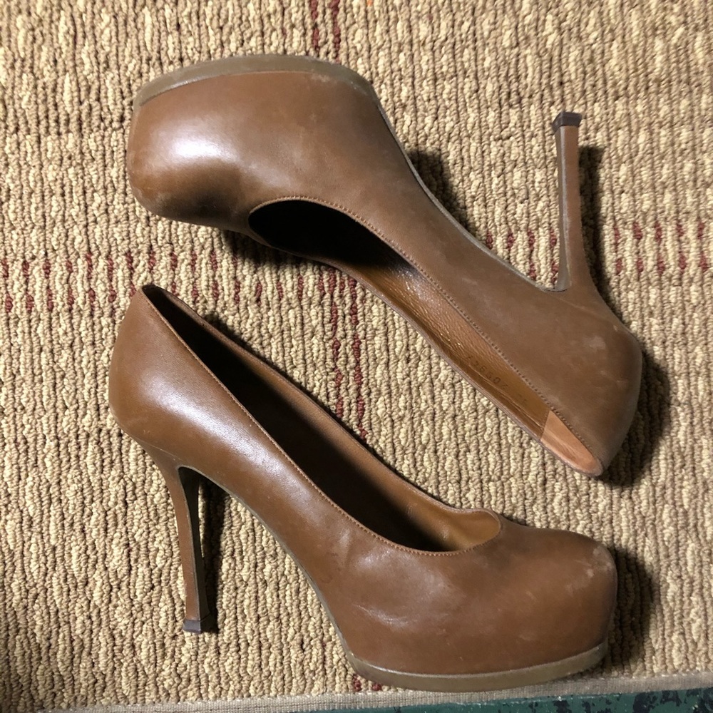 YSL Tribtoo Platform Pumps